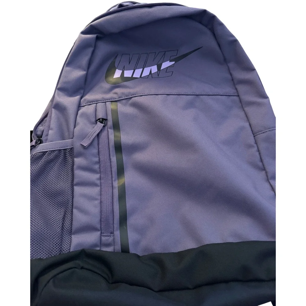 Nike Elemental Backpack Mens OS Purple Excellent Futura Logo School Gym Bag